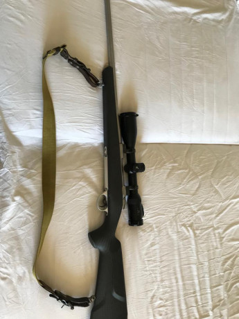 Vendo Sako carbón ling cal 7mm nuevo a estrenar con monturas fijas de 30mm precio 2500€ . Mando fotos 02