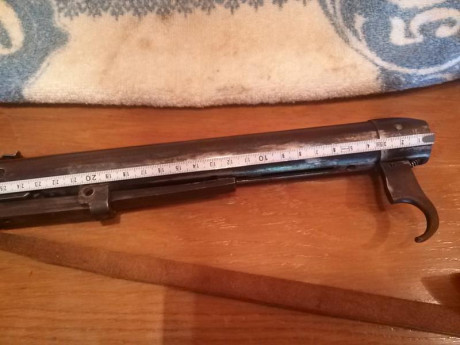 PONGO FOTOS DONDE SE VE LA MEDIDA PRINCIPAL PARA VERIFICAR.
EL DIAMETRO DEL TUBO DE LA CARABINA ES DE 01