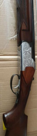 Se vende escopeta superpuesta Hermanos Zabala, calibre 12. Ver fotos puesto que no tiene un solo tiro..
Admito 02