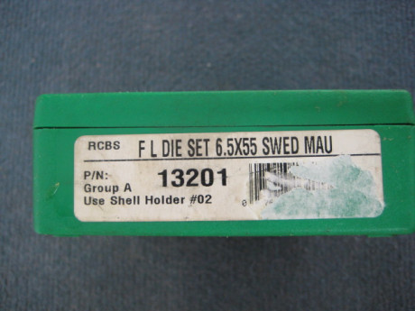 Hola, se venden Díes RCBS de calibre 6.5X55 SWED

Precio 50 euros, más envío por correos.

Interesados: 00