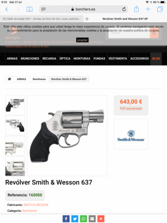 vendo lo que se ve en la foto por falta de uso
guiado en A
300euros
solo cambio por Glock 19 30