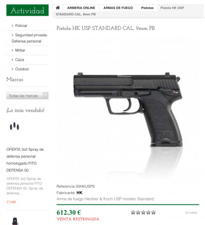 VENDO POR FALTA DE USO LO QUE SE VE EN LA FOTO
350 EUROS SOLO ACEPTO GLOCK 19 COMO CAMBIO
GUIADO EN A 20