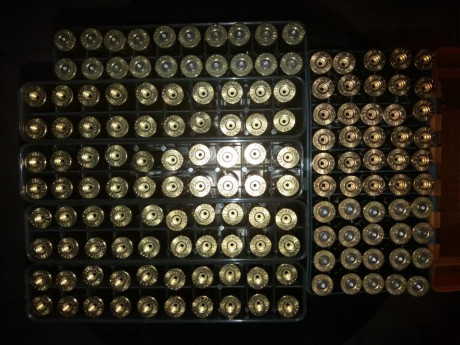 Vendo 80 vainas sin disparar y 20 con un disparo marca HORNADY y 30 sin disparar y 20 con dos disparos 00