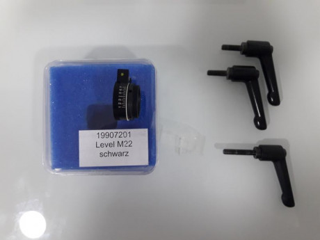 Buenos días, vendo anilla con nivel para túnel delantero de carabina y llaves rápidas para culata de carabina 01