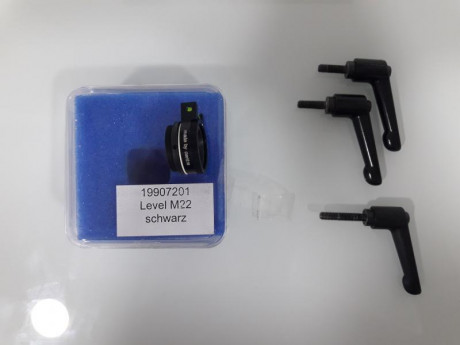 Buenos días, vendo anilla con nivel para túnel delantero de carabina y llaves rápidas para culata de carabina 00