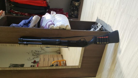 Buenas tardes.

Vendo escopeta del 12.76 magnum, marca AGM.
Guiada en A.
Adjunto fotos.
Poco uso, apenas 02