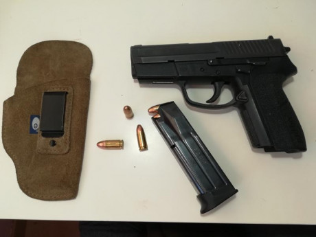 MAGNIFICA ARMA , del  cal. 9mm parabelum que esta en servicio en varias policias del mundo.
Guiada en 00