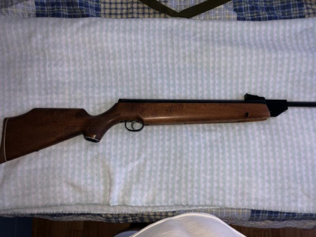 Vendo carabina Webley Patriot del 4,5. Es el modelo fabricado en Gran Bretaña. Prácticamente nueva. No 02