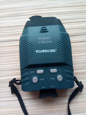 Vendo monocular de Infrarrojos Visionking.
Permite observar, grabar y hacer fotos en total oscuridad.El 02