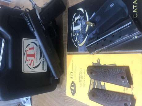 VENDIDA.


Vendo STI Target Master 6 pulgadas
Calibre 9mm
Maletín original, instrucciones originales y 00