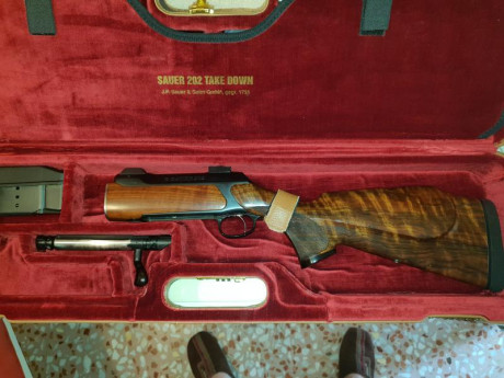 Vendo Sauer 404 carbono en cal 7mm + un Cañon del 338 con dos cargadores , monturas Swarovski de carril 21