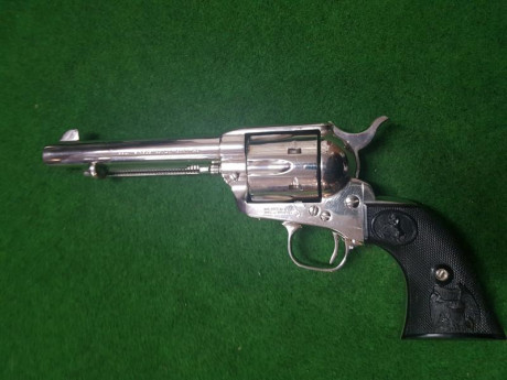 YA NO EN VENTA!!! VENDO COLT .45 SAA NICKEL 5 1/2 COMO NUEVO CON PRECIOSA FUNDA BUSCADERO DE TRIPLE K 00