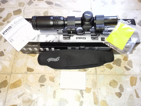Vendo visor Walther PRS 1-6X24 IGR, en perfecto estado y con todos los accesorios.

Walther PRS (Precision 02