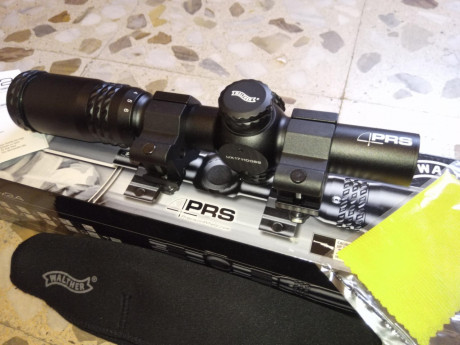 Vendo visor Walther PRS 1-6X24 IGR, en perfecto estado y con todos los accesorios.

Walther PRS (Precision 01
