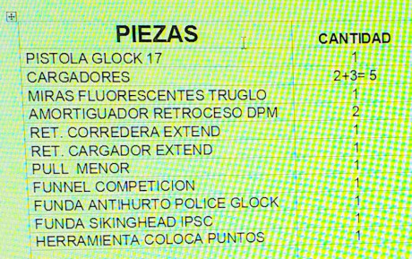 Se vende lote Glock 17 de 2ª generación, (Vendida), armero UNE-EN 1143-1-98, para tres armas cortas y 10