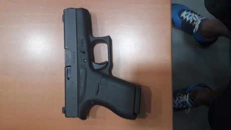 Buenos días, vendo mi glock 42, en perfecto estado, muy poco uso y menos disparos, cambiado el punto de 20