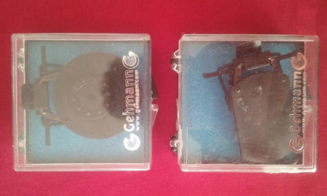Vendo diafragma y tapaojos de la casa alemana Gehmann para gafas normales, no de tiro.
65€ con el envío 01