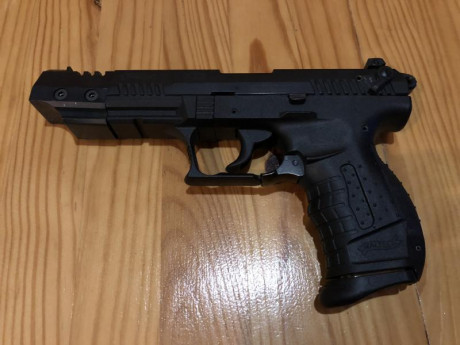 Hola:
Vendo Pistola Walther P 22 Target 
Calibre 22 LR
Se encuentra en Illescas (Toledo)
Se encuentra 00