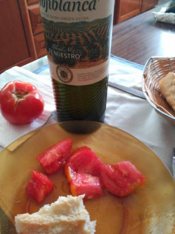 Hoy para comer acelgas hervidas y chuletón de vaca gallega vieja con seis semanas de maduración en cámara 70