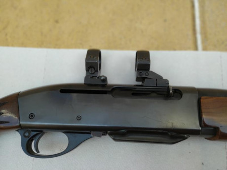 Por exceso de armas, vendo rifle semiautomático Remington 7.400 en calibre 30-06. Está en perfecto estado. 60