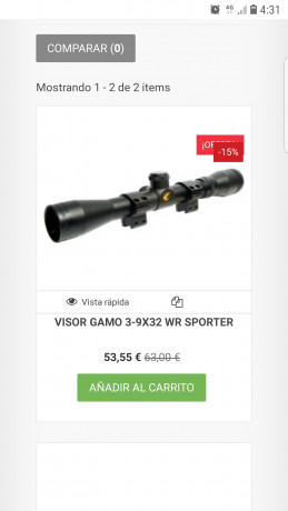 Pues eso,Estoy algo cansado de tirar solo a mira abierta y no saber donde darle exactamente,SABÉIS ALGÚN 170