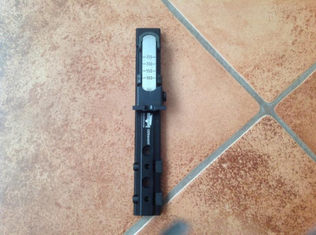 Vendo los siguientes accesorios para carabina match :

Rabera Anschutz 150€
Alza micrometrica ajustable 01