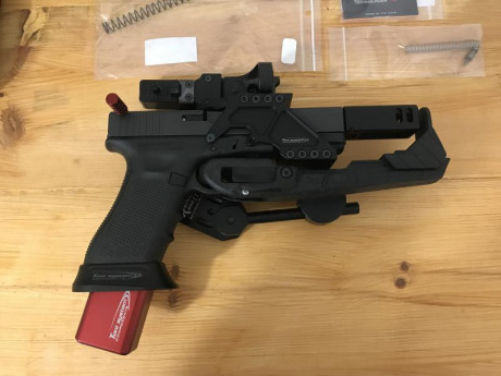 Buenas tardes pongo a la venta mi glock 17 gen 4 thr preparada para la modalidad open, la pistola se encuentra 00