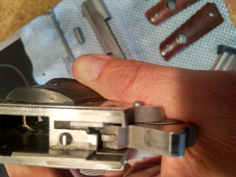 Hola, un amigo que por edad no va a renovar licencia, me pide que anuncie esta pistola, es una Colt gold 01