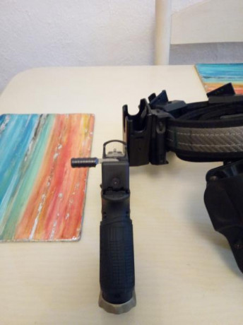 Glock 17C Gen 4. Perfecto estado, muy poco uso. Equipado con un visor de punto rojo SHIELD RMS 8 m.o.a 01