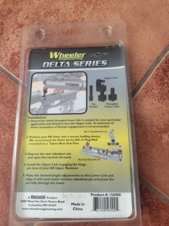 Por venta del arma vendo los siguentes accesorios de limpieza y desmontaje para fusiles tipo AR15 y M4
en 00