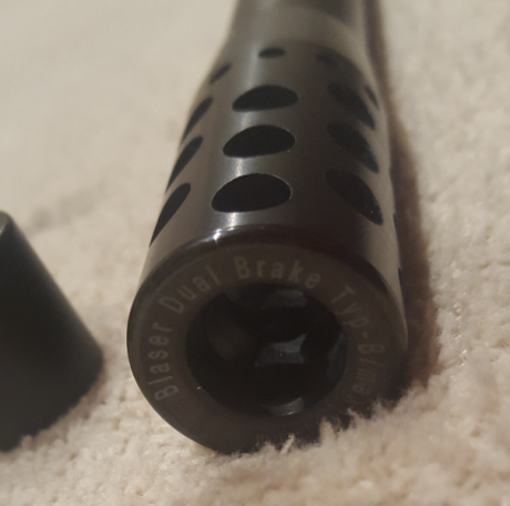 Vendo dos cañones Blaser R8.
1. Cañon 6,5-284 Semiweight. Contorno 19 mm. Rosca. Freno de boca Dual-Brake. 00