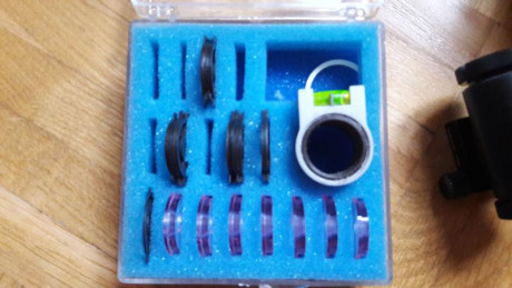 Vendo kit de diopter anschutz  7020 con 20 click por vuelta con apertura variable y tunel con nivel  que 00