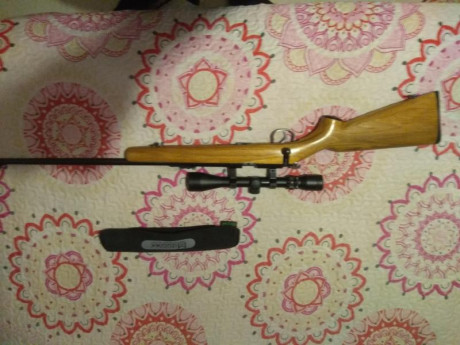 Vendo esta carabina norinco jw15 impoluta, tengo que hacer sitio en el armero visor 3-9x40, es muy precisa, 40