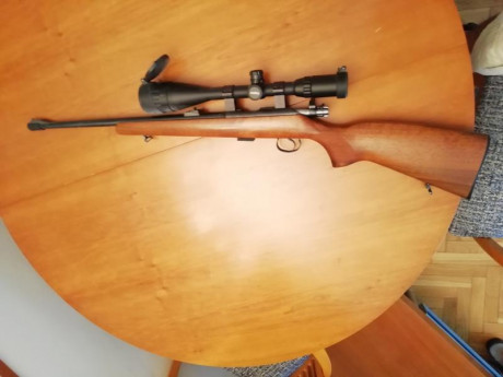 Vendo carabina CZ 455 con visor Leapers 6-24x56 o cambio por rifle en calibre 17hmr. Precisión asombrosa 01