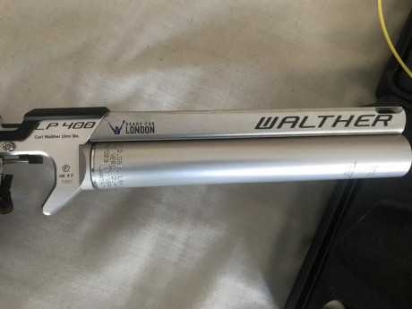 Se vende pistola Walther LP400 como nueva, en Pamplona . Recién revisada y reparada por Ibergrips. Se 01