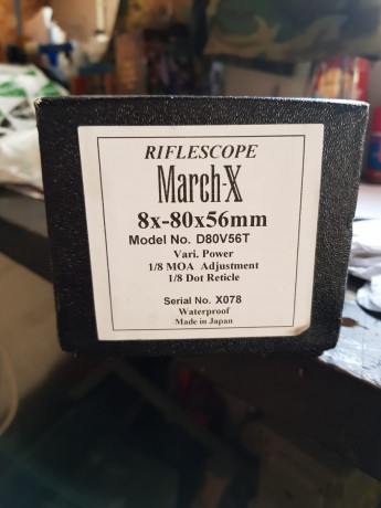 Mi amigo Autopropulsado vende su March Deon 8x8x56, con muy pocos tiros... Usado en fines de semana ocasionales 00