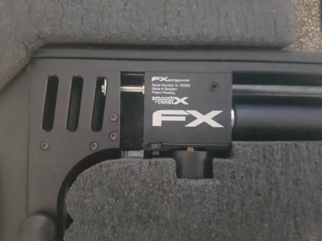 Vendo carabina de aire comprimido FX Impact .22 cal. 22 sin apenas uso y comprada hace 4 meses, por lo 02