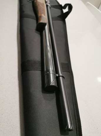 Preciosa y flamante AIR ARMS S500 4,5 versión nogal, funda gamo de regalo. Precio envío incluido por agencia 11