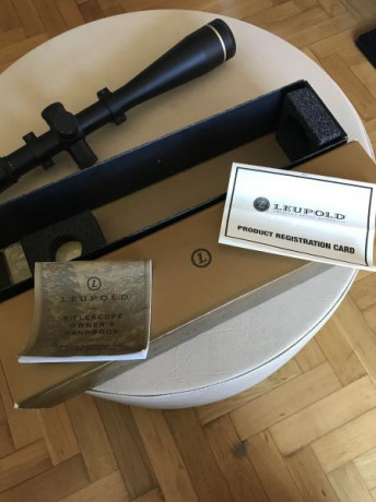 Hola a todos.
Vendo leupold competition 45x45 en su caja original con la documentación por 1200 euros.Aceptaria 10