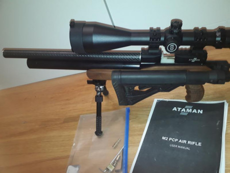 Vendo carabina pcp ataman ultra cal 4.5 muy silenciosa y extremadamente precisa potencia 23j
Se conserva 02