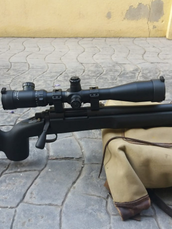 Vendo por no usar, cal 308, Remington SPS, montado sobre culata Choate, y visor sighmark de 4 a 16 aumentos. 02