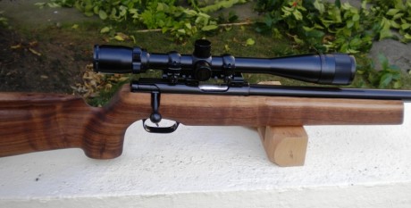 Estoy restaurando una carabina. Aqui os queda el primer pavon q le doy a un arma. Es una Walther del 22lr 132