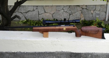 Estoy restaurando una carabina. Aqui os queda el primer pavon q le doy a un arma. Es una Walther del 22lr 131