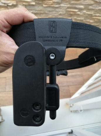 Pongo a la venta funda rápida hopper & Schumann para glock, esta nueva, está en la provincia de Alicante 01