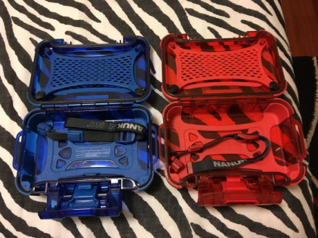 Vendo dos cajas herméticas Nanuk Nano 330, con muy poco uso. Las dos por 50€ portes incluidos.
Un saludo. 01