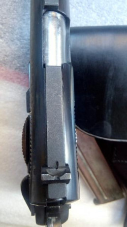 Llama modelo Especial, guiada como 38 Super Auto/ 9mm Largo.
Dispara sin problema alguno los dos calibres. 32