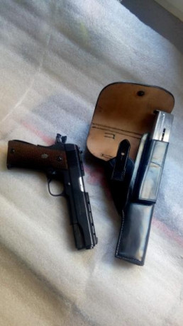 Llama modelo Especial, guiada como 38 Super Auto/ 9mm Largo.
Dispara sin problema alguno los dos calibres. 41