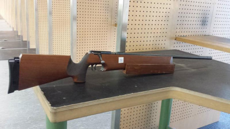 Hola Vendo Anschütz 64 Match .22Lr preparada para BR50 
 500€ portes no incluidos . (Visor no incluido).
También 02