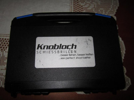 Hola.
Pongo a la venta otras  gafas para tiro,de la marca Knoblock modelo K I
sirven igualmente para tirar 10