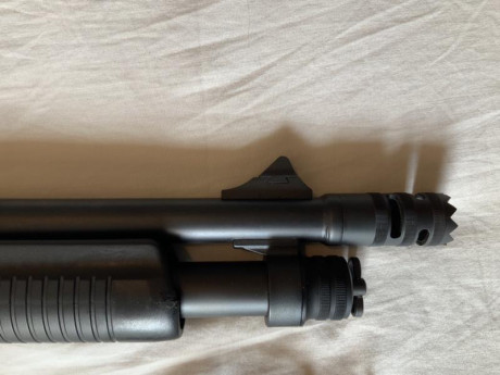 Escopeta Stinger Tactical cal. 12. VENDIDO
Guiada en E en Alicante 
Capacidad 5 +1.
Bocacha.
Funda.
Correa.
Culata 01